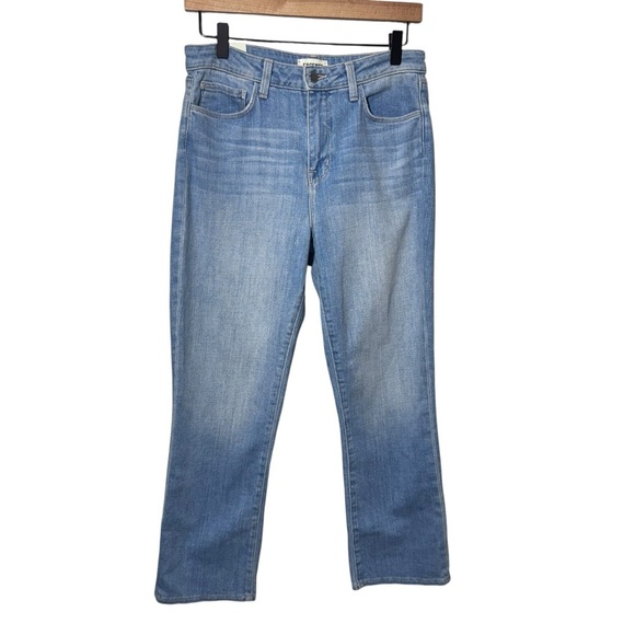 L'Agence High Rise Cropped Denim Blue Jeans Size 29 NWT - Picture 2 of 10